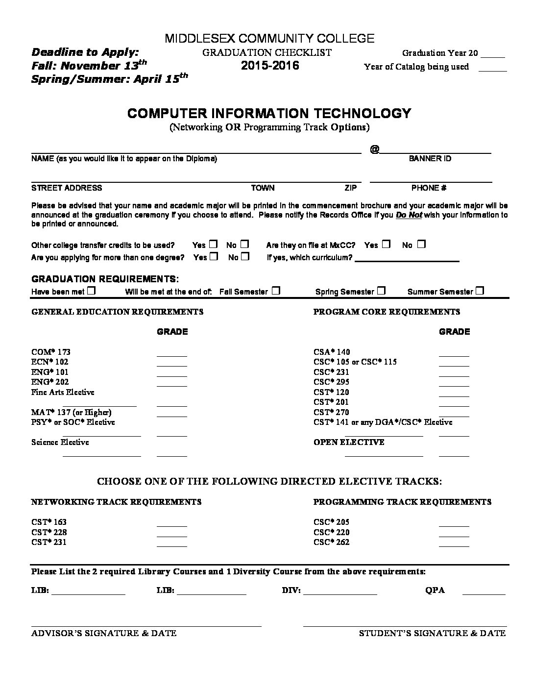 Computer Information Technology Associate Degree CT State Middlesex