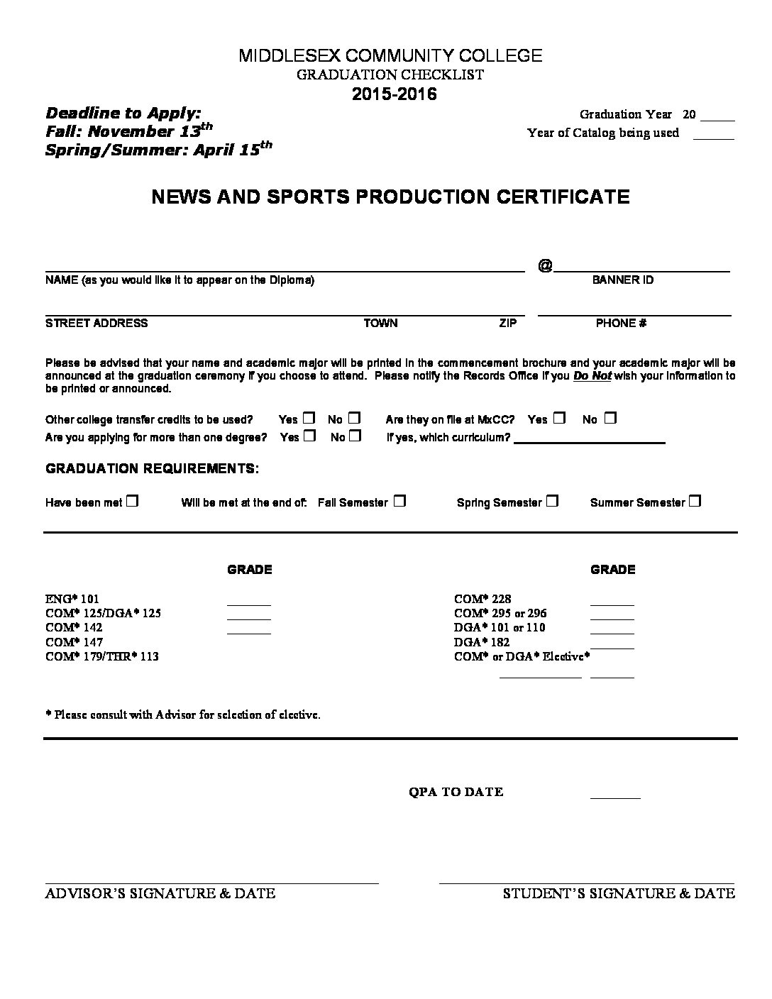 News Sports Production Certificate CT State Middlesex News Sports Production Certificate CT State Middlesex
