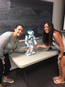 girls with robot