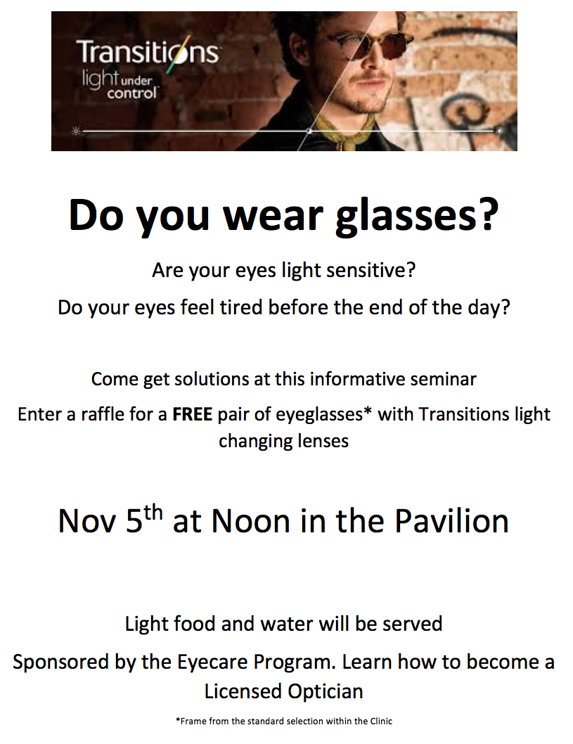 Informative Glasses Seminar