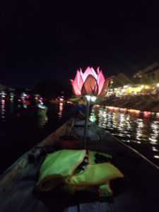 lake at night