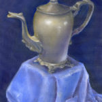 Oil Painting still life tea pot