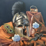Oil Painting still life costume items