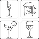 icon design alcoholic beverages