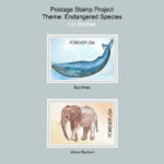 endangered species postage stamps design