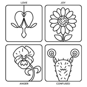 icon design flowers