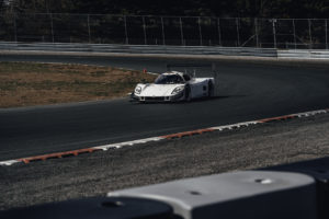 race car on track