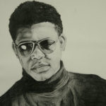 drawing of man with sunglasses