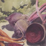root vegetable watercolors