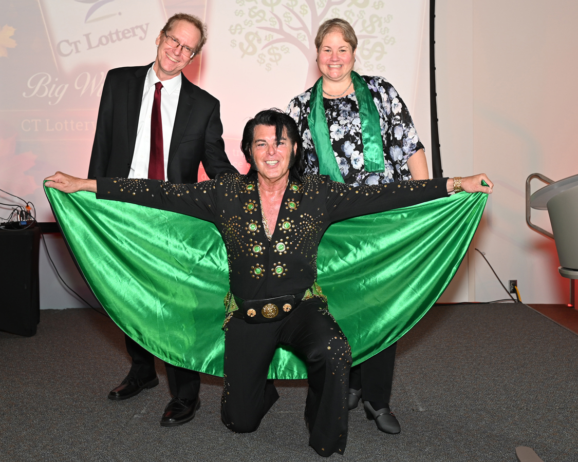 Rick Ericksen, Kim Hogan with "Elvis"